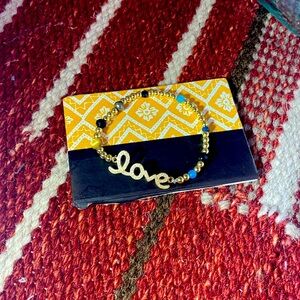 Handmade love bracelet
